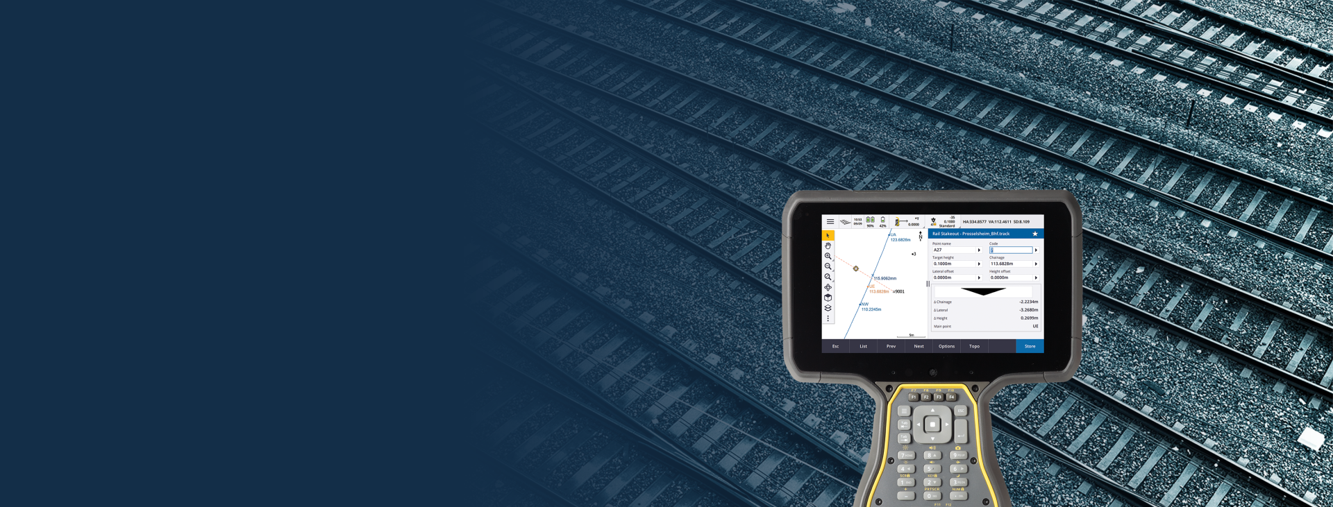 Trimble Access Rail